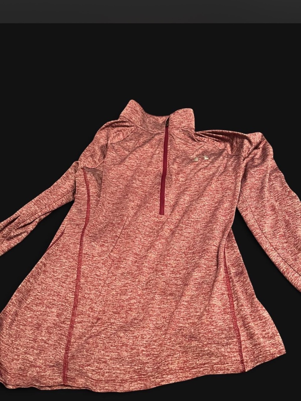 Under Armour Women's Long-Sleeve Heathered Rose Quarter-Zip Dress